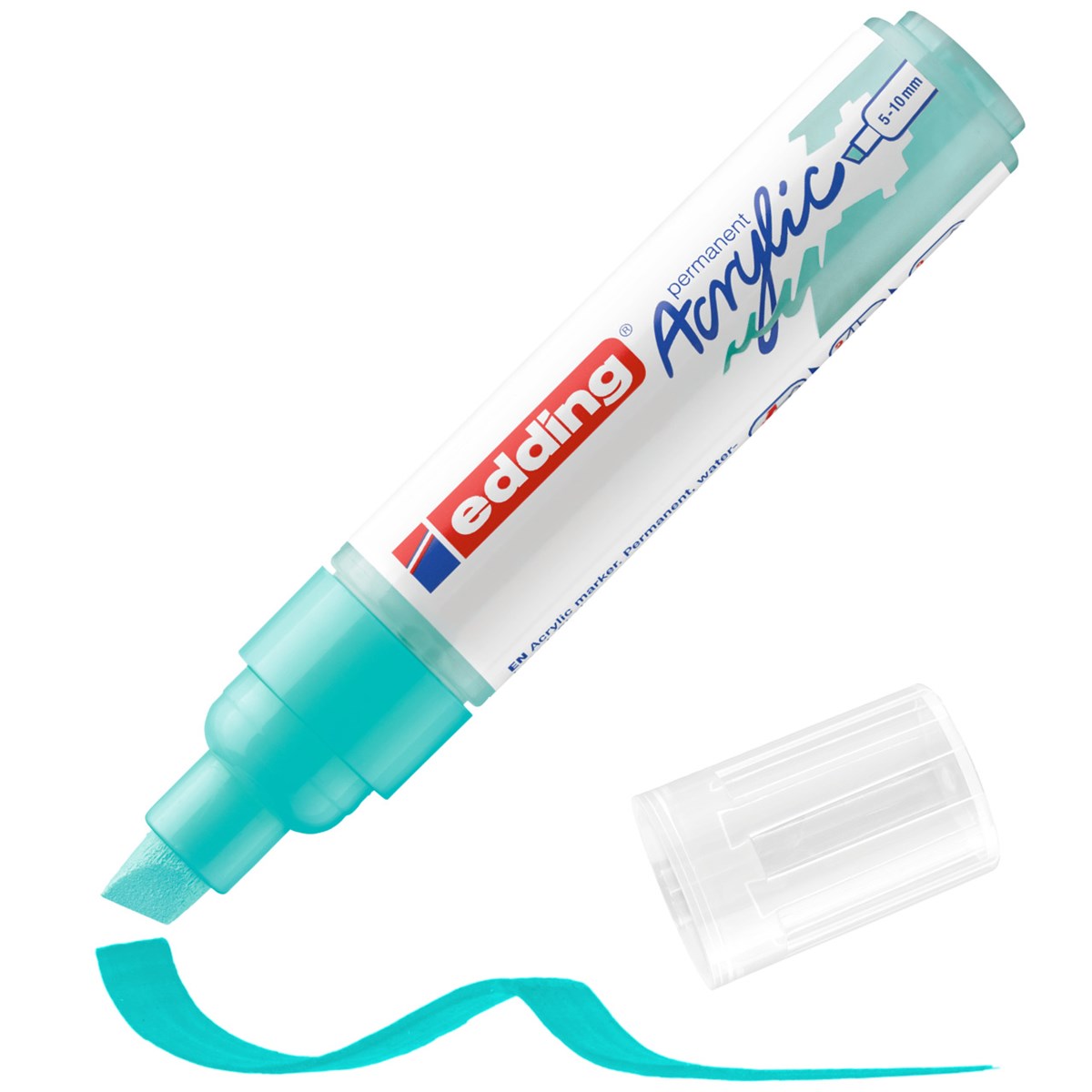 edding 5000 Acrylmarker breit opulent türkis, Keilspitze 5-10 mm (Art.-Nr.: 4-5000934)