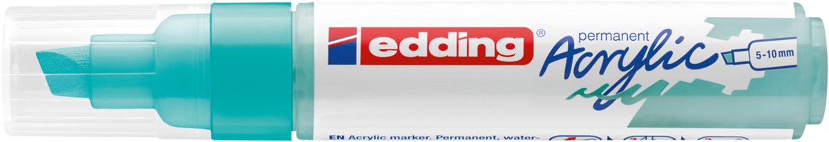 edding 5000 Acrylmarker breit opulent türkis, Keilspitze 5-10 mm (Art.-Nr.: 4-5000934)