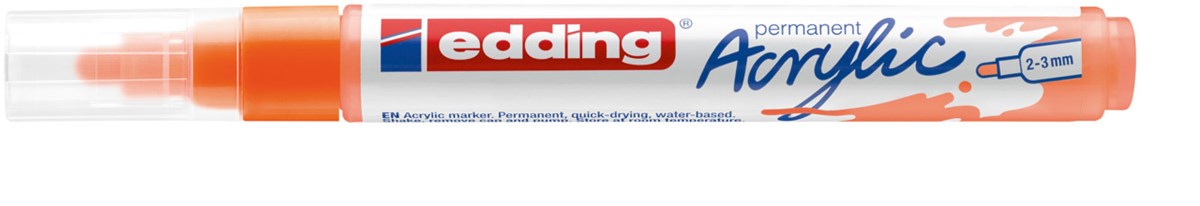 edding 5100 Acrylmarker medium neonorange, Rundspitze 2-3 mm (Art.-Nr.: 4-5100066)