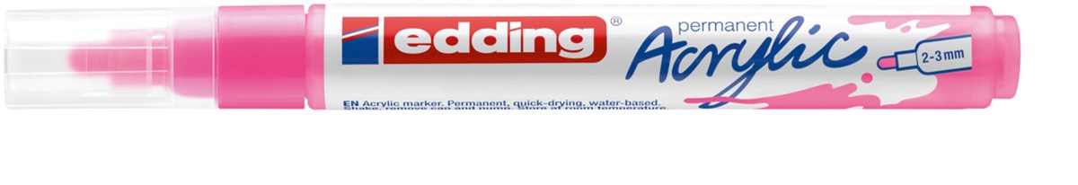 edding 5100 Acrylmarker medium neonpink, Rundspitze 2-3 mm (Art.-Nr.: 4-5100069)