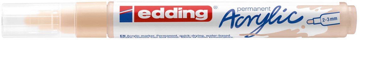 edding 5100 Acrylmarker medium warmbeige, Rundspitze 2-3 mm (Art.-Nr.: 4-5100255)