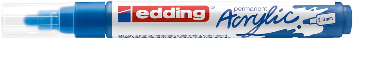 edding 5100 Acrylmarker medium enzianblau, Rundspitze 2-3 mm (Art.-Nr.: 4-5100903)