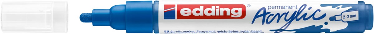 edding 5100 Acrylmarker medium enzianblau, Rundspitze 2-3 mm (Art.-Nr.: 4-5100903)
