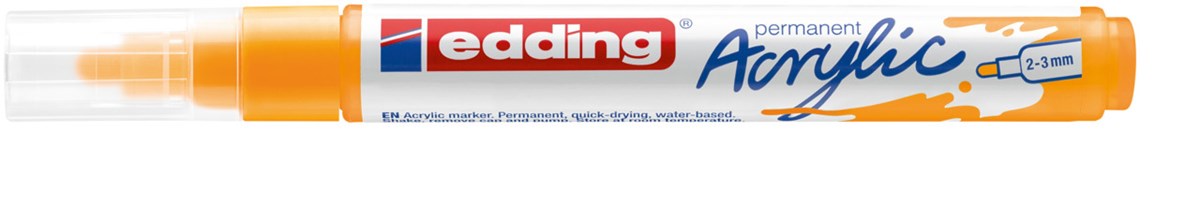 edding 5100 Acrylmarker medium sonnengelb, Rundspitze 2-3 mm (Art.-Nr.: 4-5100906)