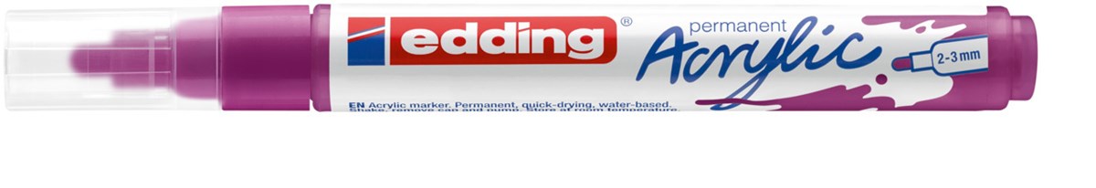 edding 5100 Acrylmarker medium beere, Rundspitze 2-3 mm (Art.-Nr.: 4-5100910)