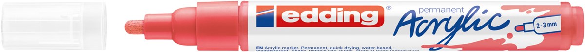edding 5100 Acrylmarker medium koralle, Rundspitze 2-3 mm (Art.-Nr.: 4-5100913)
