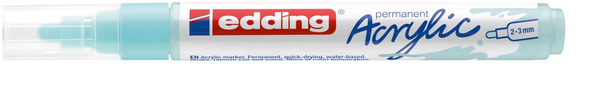 edding 5100 Acrylmarker medium pastellblau, Rundspitze 2-3 mm (Art.-Nr.: 4-5100916)