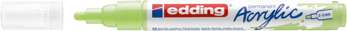 edding 5100 Acrylmarker medium pastellgrün, Rundspitze 2-3 mm (Art.-Nr.: 4-5100917)