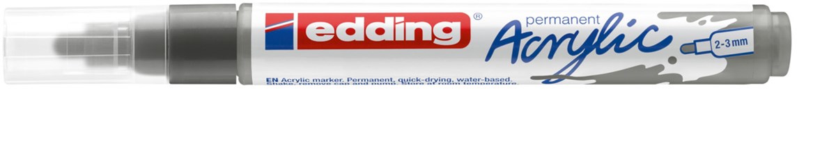 edding 5100 Acrylmarker medium anthrazit, Rundspitze 2-3 mm (Art.-Nr.: 4-5100926)