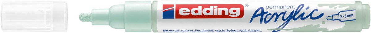edding 5100 Acrylmarker medium mild mint, Rundspitze 2-3 mm (Art.-Nr.: 4-5100928)
