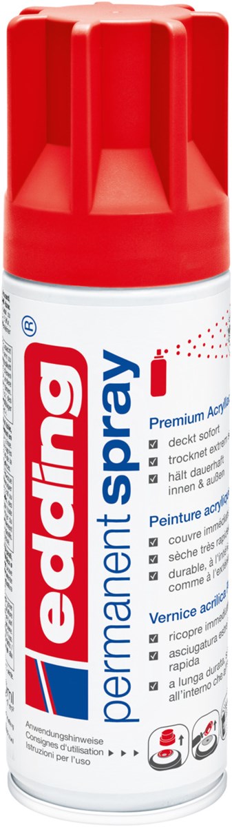 edding 5200 Permanentspray verkehrsrot matt (Art.-Nr.: 4-5200902)