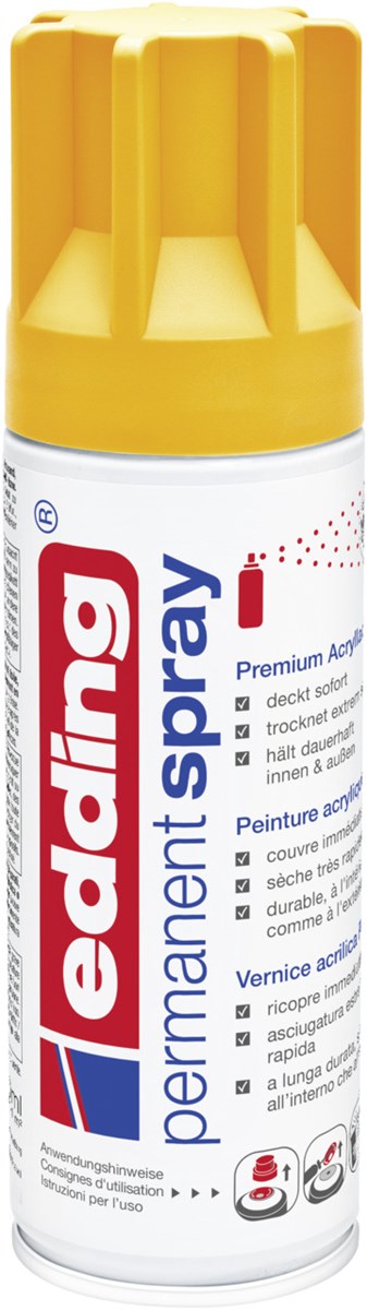 edding 5200 Permanentspray sonnengelb matt (Art.-Nr.: 4-5200906)