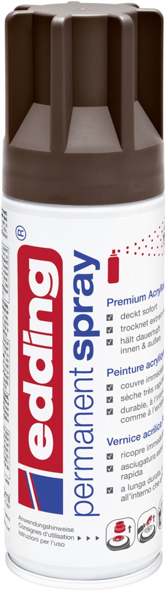 edding 5200 Permanentspray schokoladenbraun matt (Art.-Nr.: 4-5200907)