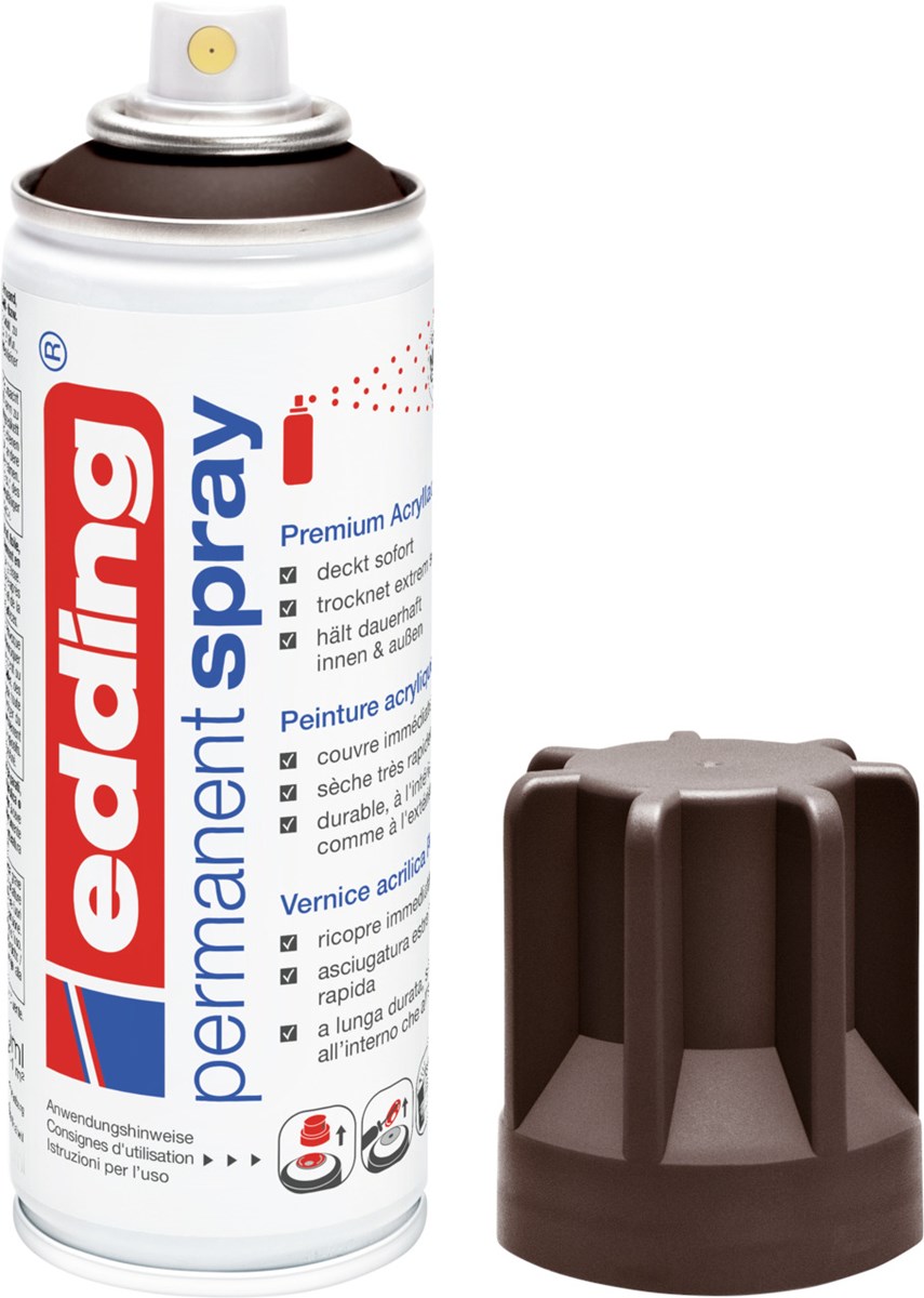 edding 5200 Permanentspray schokoladenbraun matt (Art.-Nr.: 4-5200907)