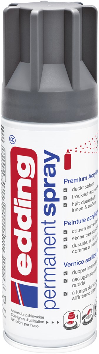 edding 5200 Permanentspray anthrazit matt (Art.-Nr.: 4-5200926)
