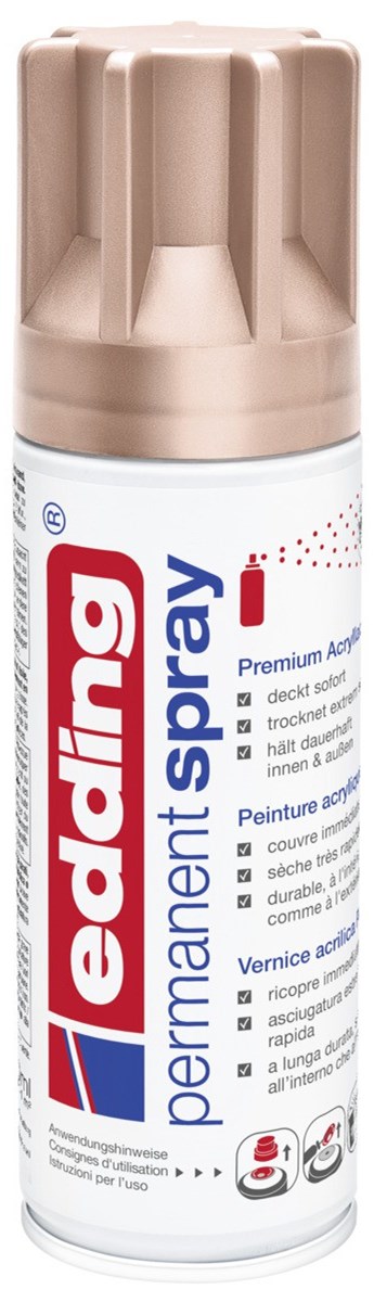edding 5200 Permanentspray roségold matt (Art.-Nr.: 4-5200937)