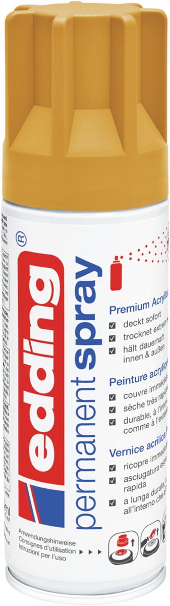 edding 5200 Permanentspray leuchtend bernstein matt (Art.-Nr.: 4-5200938)