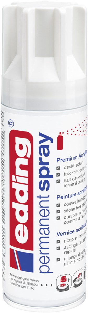 edding 5200 Permanentspray verkehrsweiß glänzend (Art.-Nr.: 4-5200953)