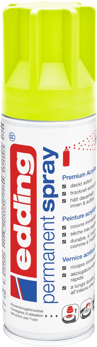 edding 5200 Permanentspray neongelb matt (Art.-Nr.: 4-5200965)