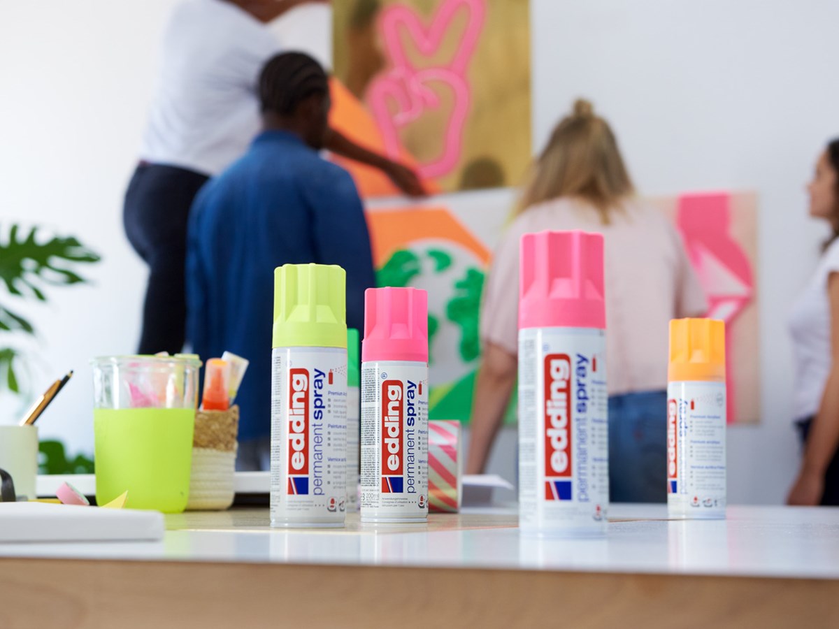 edding 5200 Permanentspray neongelb matt (Art.-Nr.: 4-5200965)