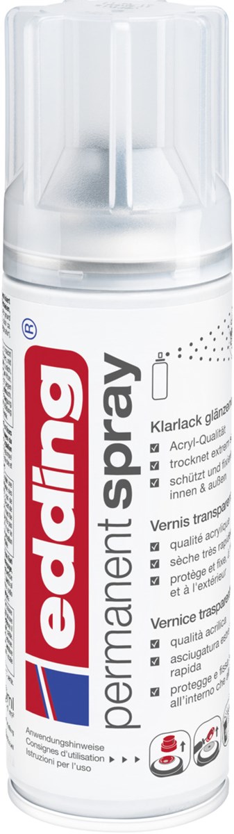edding 5200 Permanentspray Klarlack glänzend (Art.-Nr.: 4-5200994)