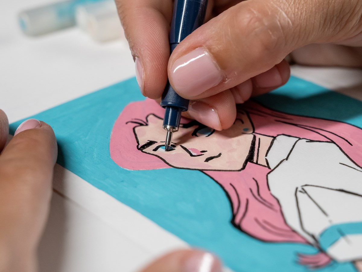 edding 5300 Manga Stifte Kreativset, 5er Set (Art.-Nr.: 4-5300-1800-5-1)