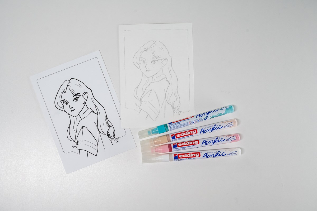 edding 5300 Manga Stifte Kreativset, 5er Set (Art.-Nr.: 4-5300-1800-5-1)