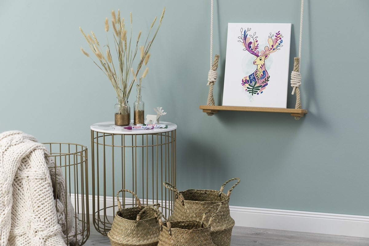 edding 5300 Acrylmarker Fein, Naturfarben, 5er-Set (Art.-Nr.: 4-5300-5S-1)