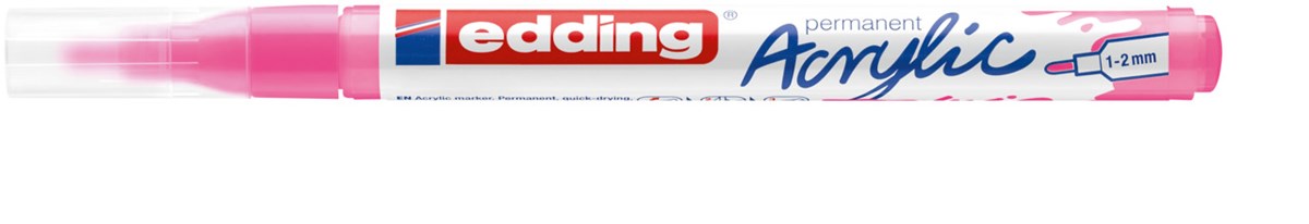 edding 5300 Acrylmarker fein neonpink, Rundspitze 1-2 mm (Art.-Nr.: 4-5300069)