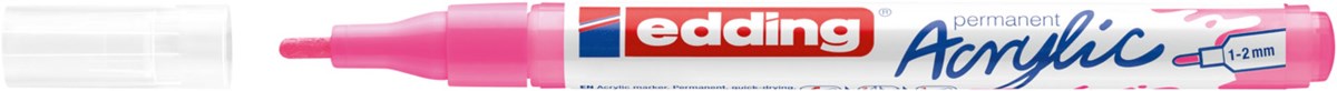 edding 5300 Acrylmarker fein neonpink, Rundspitze 1-2 mm (Art.-Nr.: 4-5300069)
