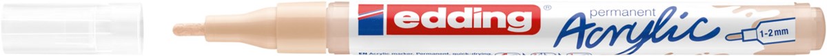 edding 5300 Acrylmarker fein warmbeige, Rundspitze 1-2 mm (Art.-Nr.: 4-5300255)