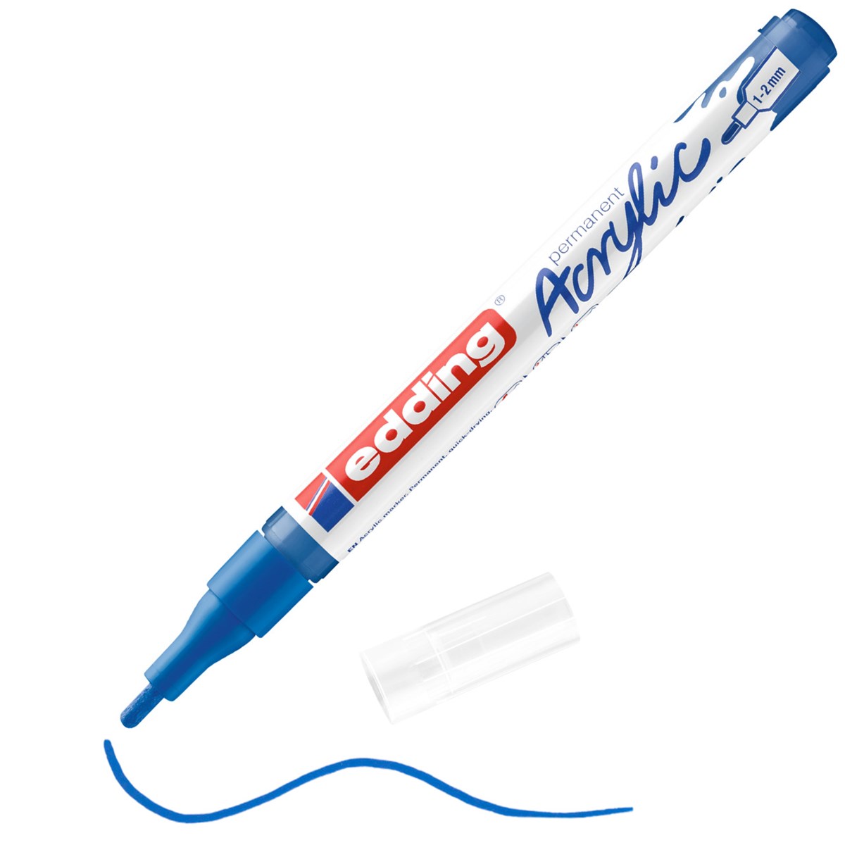 edding 5300 Acrylmarker fein enzianblau, Rundspitze 1-2 mm (Art.-Nr.: 4-5300903)