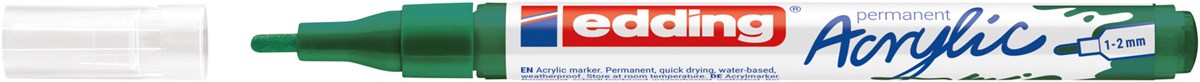 edding 5300 Acrylmarker fein moosgrün matt, Rundspitze 1-2 mm (Art.-Nr.: 4-5300904)