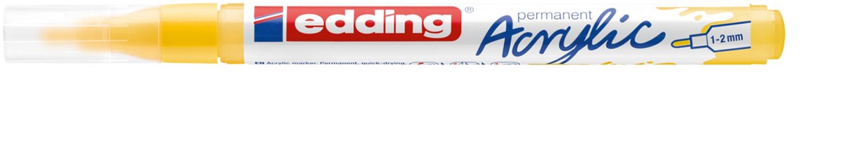 edding 5300 Acrylmarker fein verkehrsgelb, Rundspitze 1-2 mm (Art.-Nr.: 4-5300905)