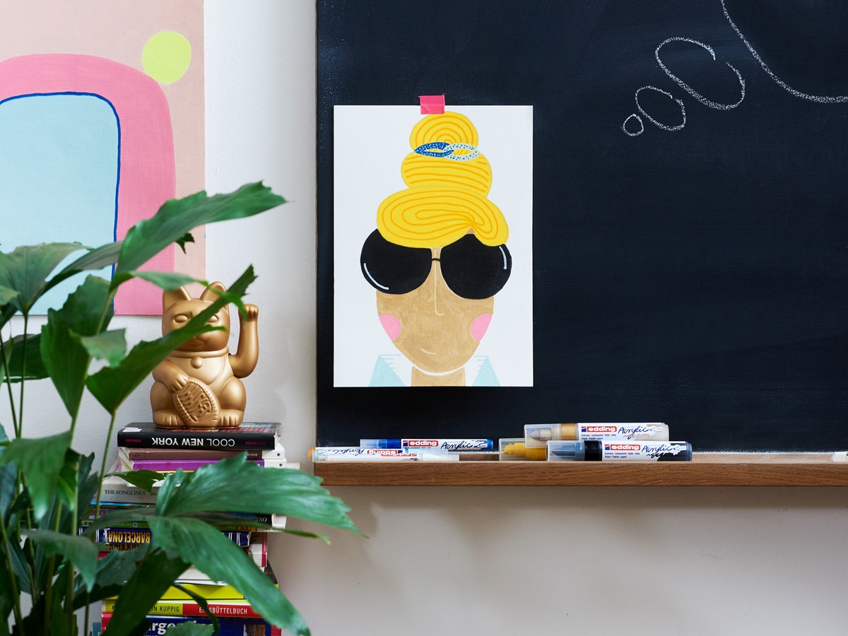 edding 5300 Acrylmarker fein koralle matt, Rundspitze 1-2 mm (Art.-Nr.: 4-5300913)