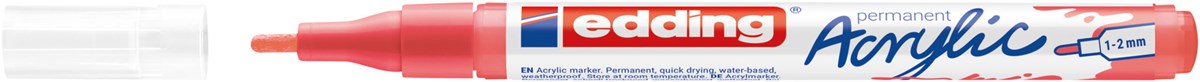 edding 5300 Acrylmarker fein koralle matt, Rundspitze 1-2 mm (Art.-Nr.: 4-5300913)