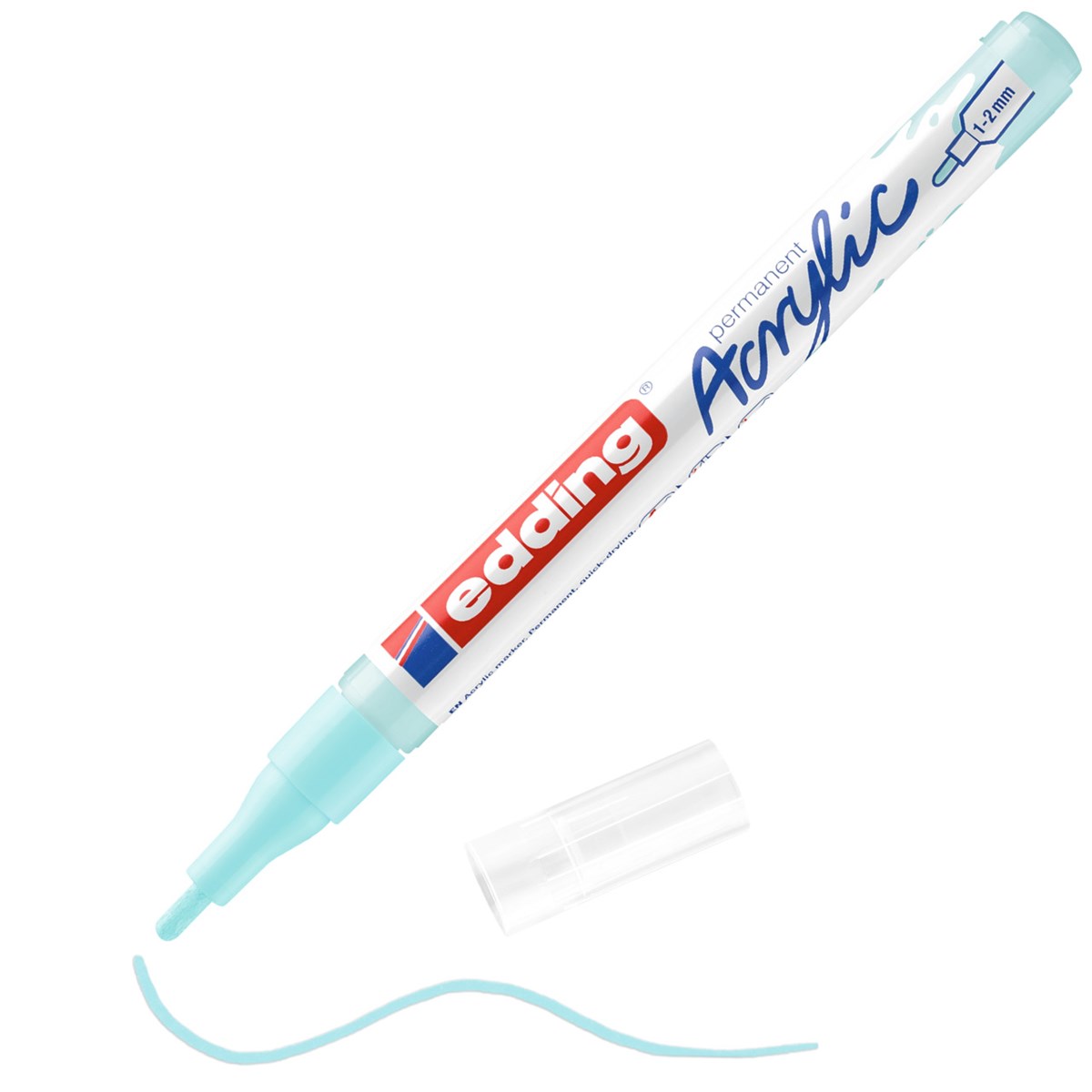 edding 5300 Acrylmarker fein pastellblau, Rundspitze 1-2 mm (Art.-Nr.: 4-5300916)