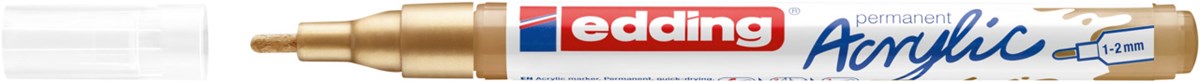 edding 5300 Acrylmarker fein reichgold, Rundspitze 1-2 mm (Art.-Nr.: 4-5300924)