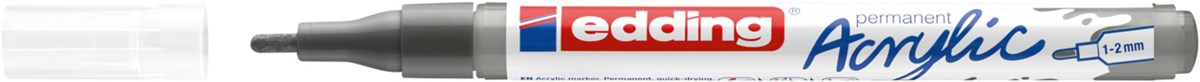 edding 5300 Acrylmarker fein anthrazit, Rundspitze 1-2 mm (Art.-Nr.: 4-5300926)