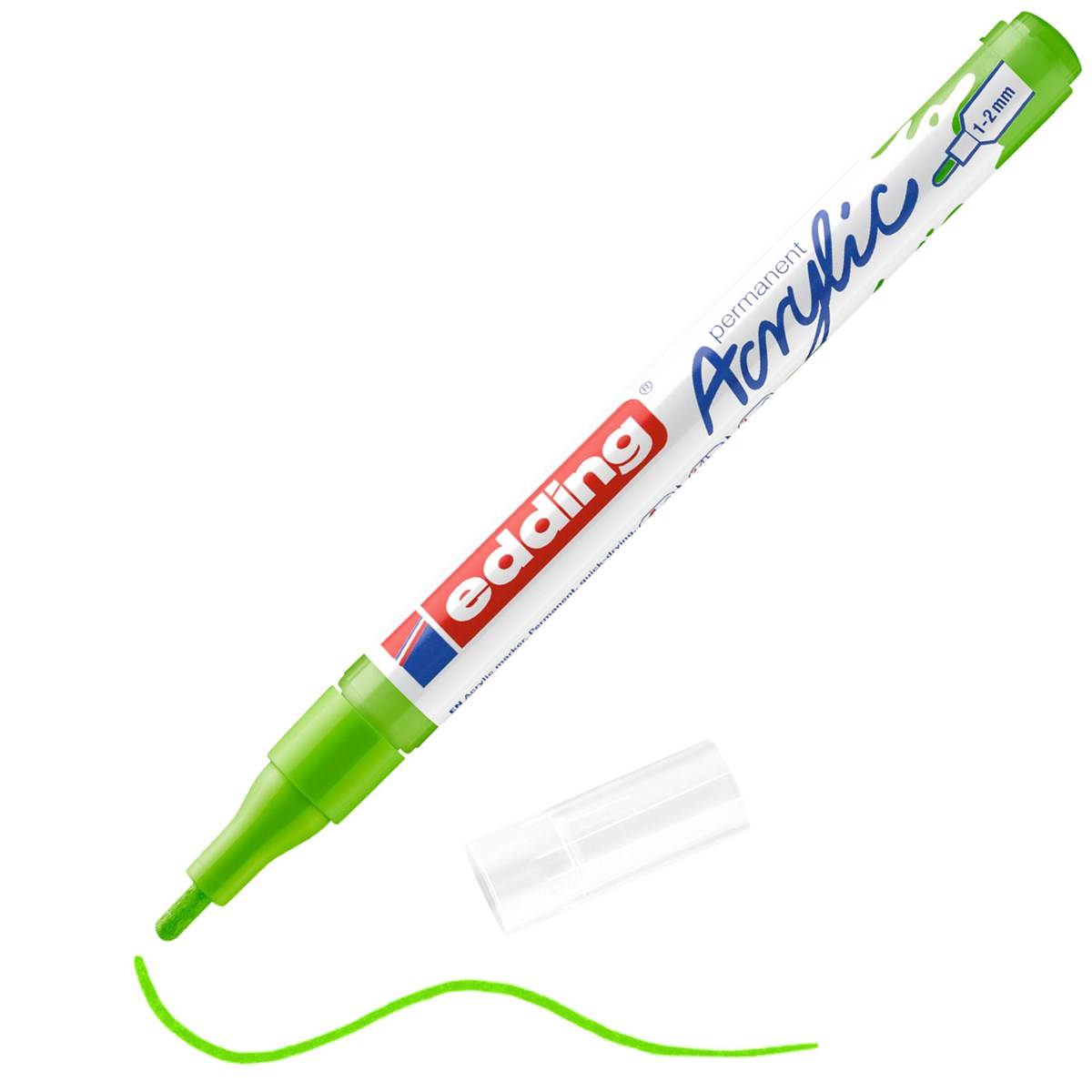 edding 5300 Acrylmarker fein gelbgrün, Rundspitze 1-2 mm (Art.-Nr.: 4-5300927)