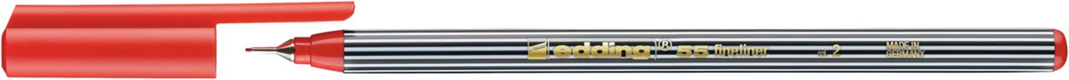 edding 55 Fineliner rot, Kunststoffspitze 0,3 mm (Art.-Nr.: 4-55002)