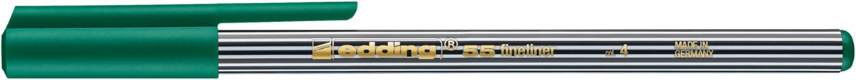 edding 55 Fineliner grün, Kunststoffspitze 0,3 mm (Art.-Nr.: 4-55004)