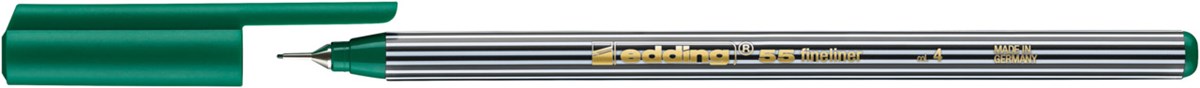 edding 55 Fineliner grün, Kunststoffspitze 0,3 mm (Art.-Nr.: 4-55004)