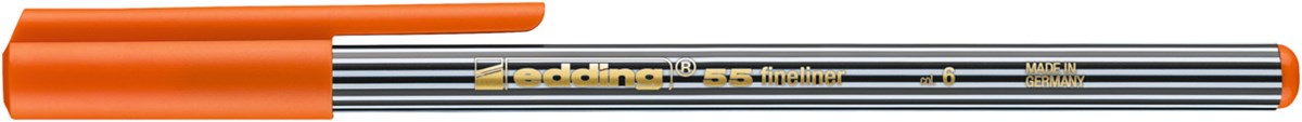 edding 55 Fineliner orange, Kunststoffspitze 0,3 mm (Art.-Nr.: 4-55006)