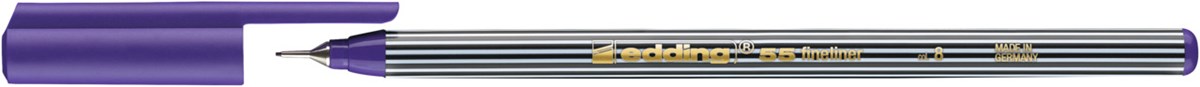 edding 55 Fineliner violett, Kunststoffspitze 0,3 mm (Art.-Nr.: 4-55008)