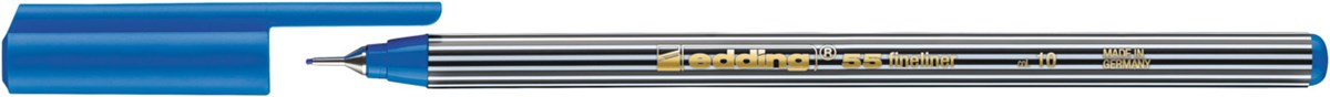 edding 55 Fineliner hellblau, Kunststoffspitze 0,3 mm (Art.-Nr.: 4-55010)
