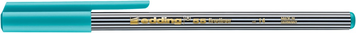 edding 55 Fineliner türkis, Kunststoffspitze 0,3 mm (Art.-Nr.: 4-55014)