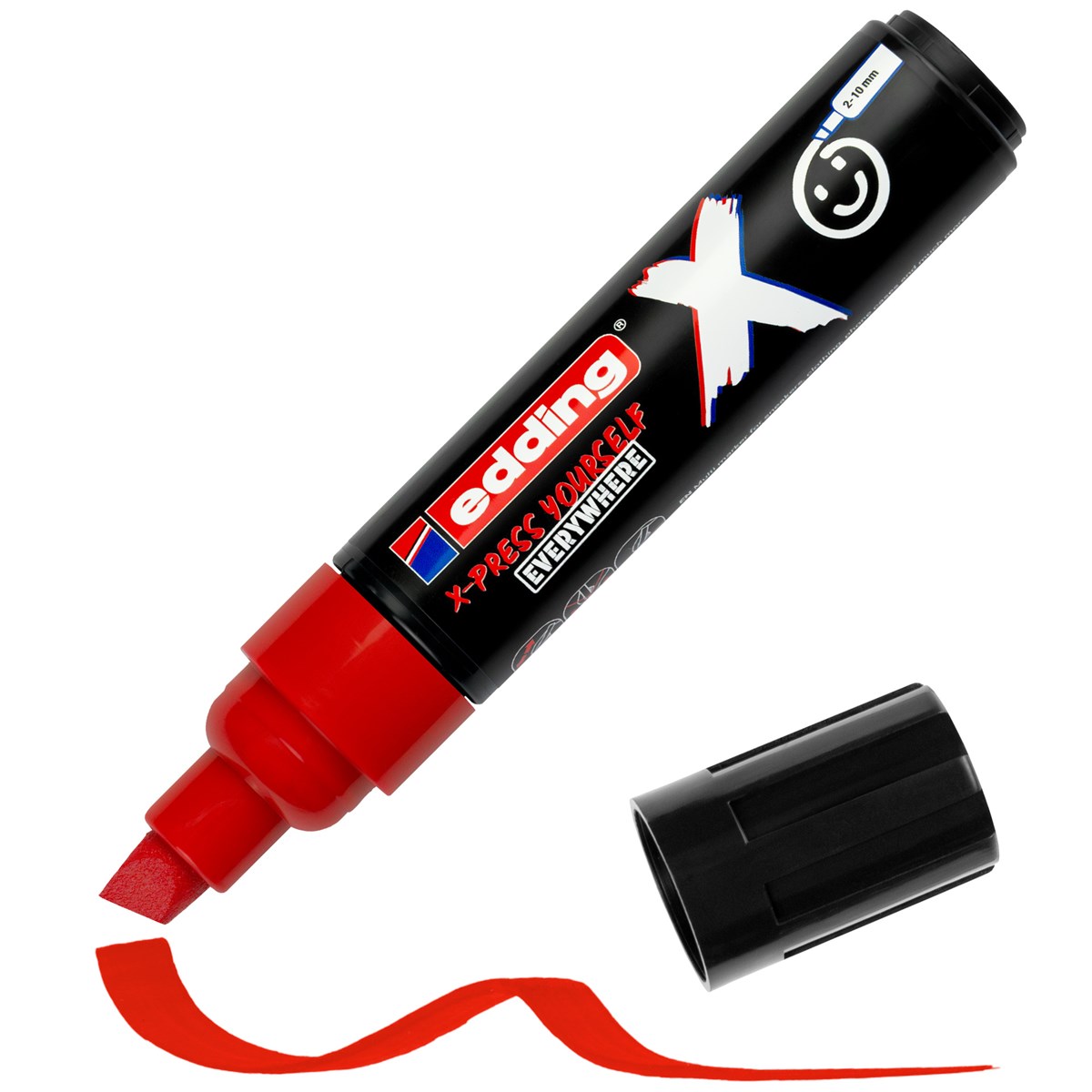 edding 6900 X Multi Marker, Yay Grey Color Set, 2 Acrylstifte, Keilspitze 2-10 mm (Art.-Nr.: 4-6900-2-2)