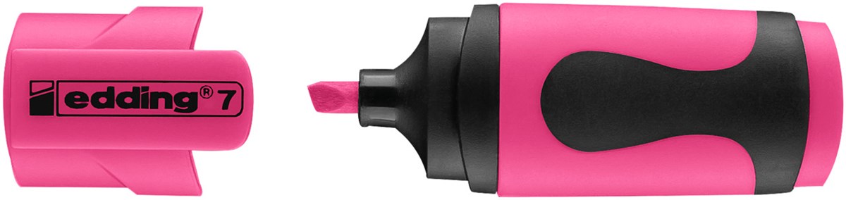 edding 7 Textmarker neonrosa 10er Pack, Keilspitze 1-3 mm (Art.-Nr.: 4-7-10069)