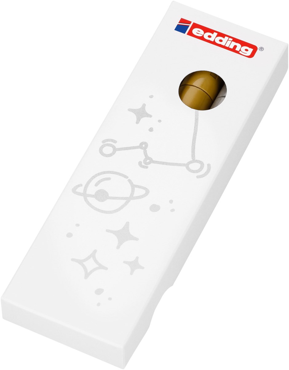 edding 750 creative Glanzlack-Marker 3er Set metallic, Rundspitze 2-4 mm (Art.-Nr.: 4-750-3-999)